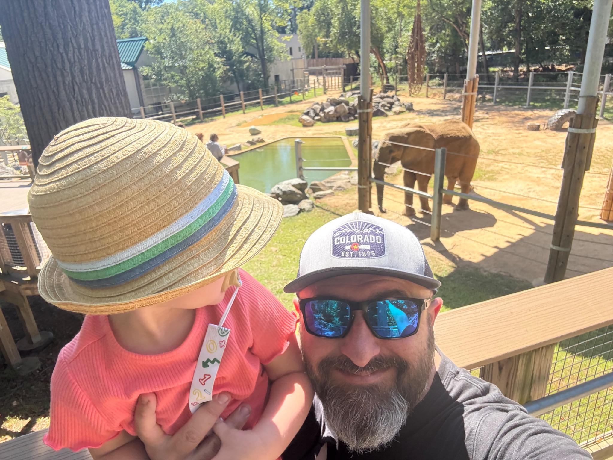 Karl Leard, founder of Project Rebalance, with his daughter during a family day out
